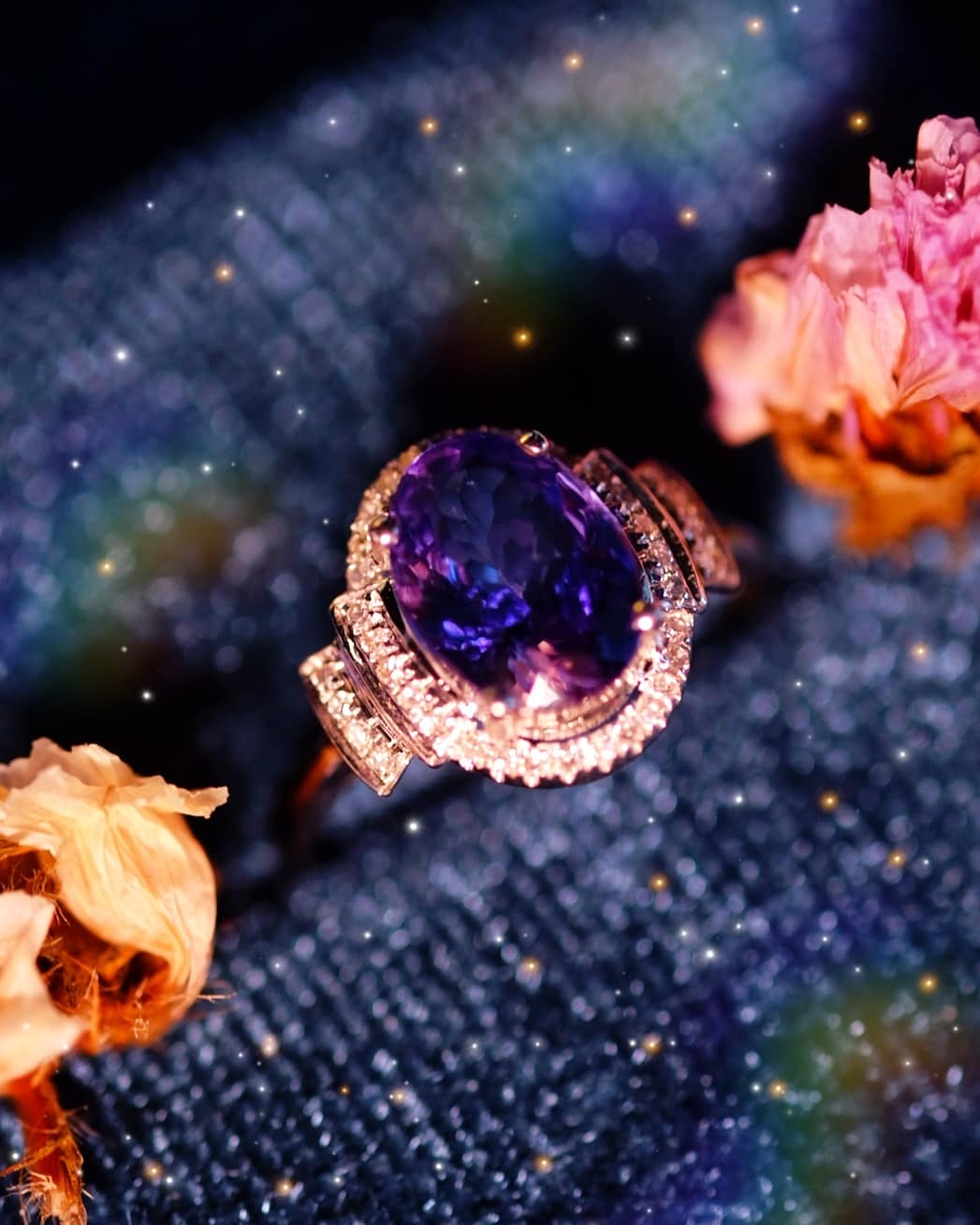 Andarta — Tanzanite Diamond Ring - Wonderland L'atelier
